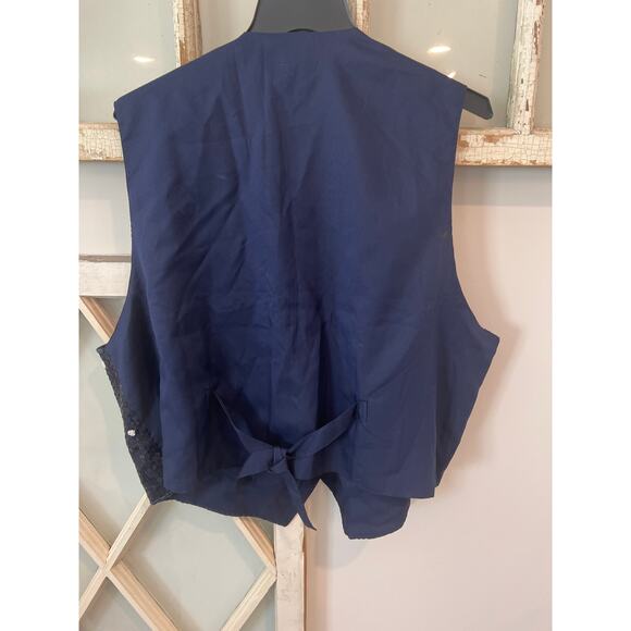 The Quacker Factory size 1X sequined snowman vest - Picture 3 of 3